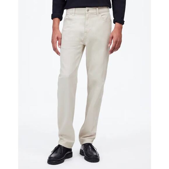 NWT Madewell The Allday 1991 Straight-Leg Pant In Form Gray Size 34x34 - Picture 1 of 8
